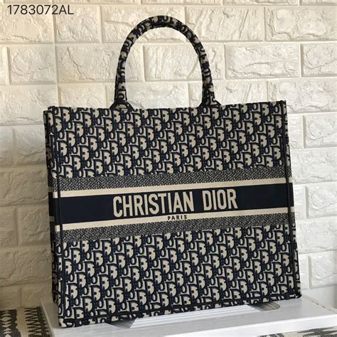 christian dior tote bag initial|Christian Dior tote bag price original.